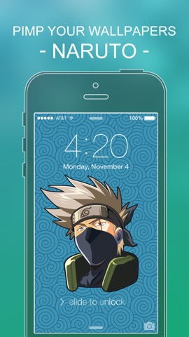 Pimp Your Wallpapers Pro - Naruto Edition for iOS 7のおすすめ画像1