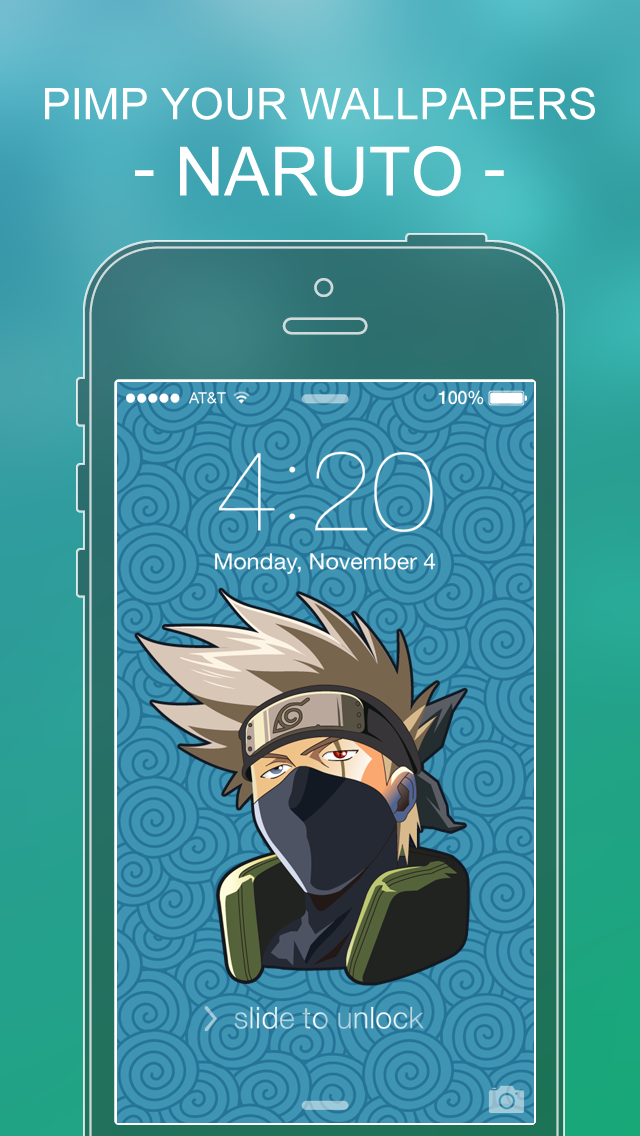 Screenshot #1 pour Pimp Your Wallpapers Pro - Naruto Edition for iOS 7