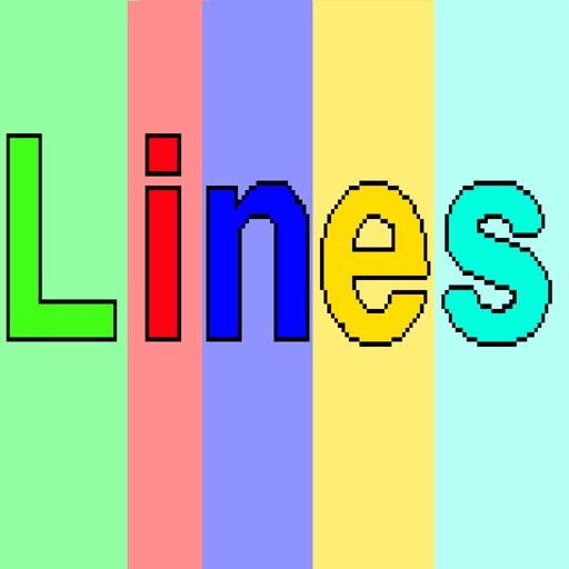 Colored Lines Icon