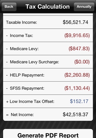 TaxApp - Australian Income Tax Calculator screenshot 4