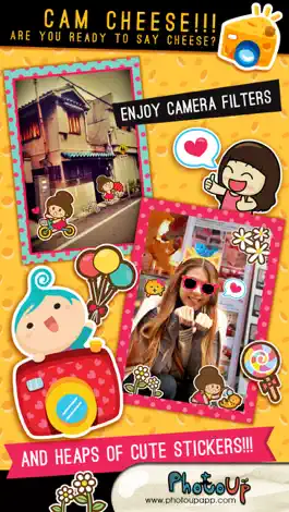 Game screenshot CAM CHEESE  by PhotoUp - cute sticker for decorate photos apk