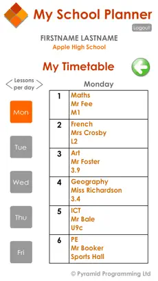 Captura de Pantalla 4 My School Planner iphone