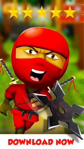 3D Tiny Ninja Fun Run Free - Mega Kids Jump Race To The Aztec Temple Gamesのおすすめ画像1