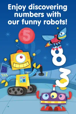 Game screenshot Robots & Numbers - games to learn numbers and practice counting, sums & basic maths for kids and toddlers (Premium) mod apk