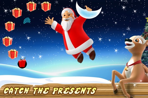 Bouncing Santa Claus Free - Jump on Trampoline Catch All The Presents - Free Version screenshot 2