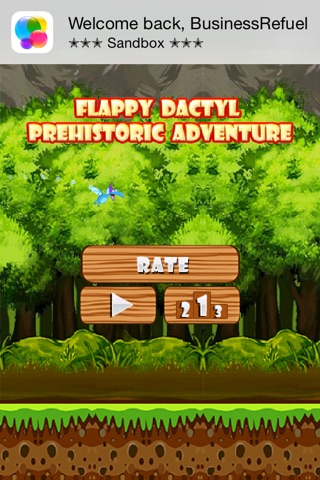Flappy Dactyl Bird FREE - Prehistoric Adventure Game screenshot 4