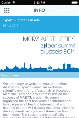 Merz Aesthetics Scientific Event Guide screenshot 3