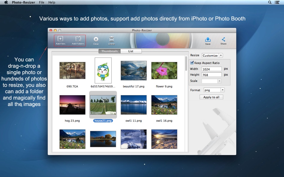 Photo-Resizer for Mac OS X - 2.1.1 - (macOS)