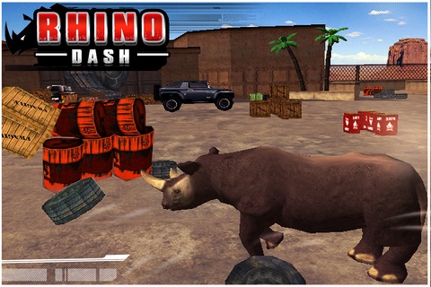 Rhino Dash Rampage Simulator screenshot 2