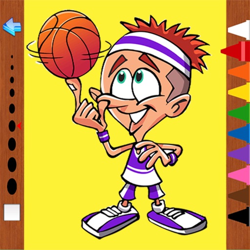 Play Sports Kids Coloring Books for Preschool and First Grade iOS App