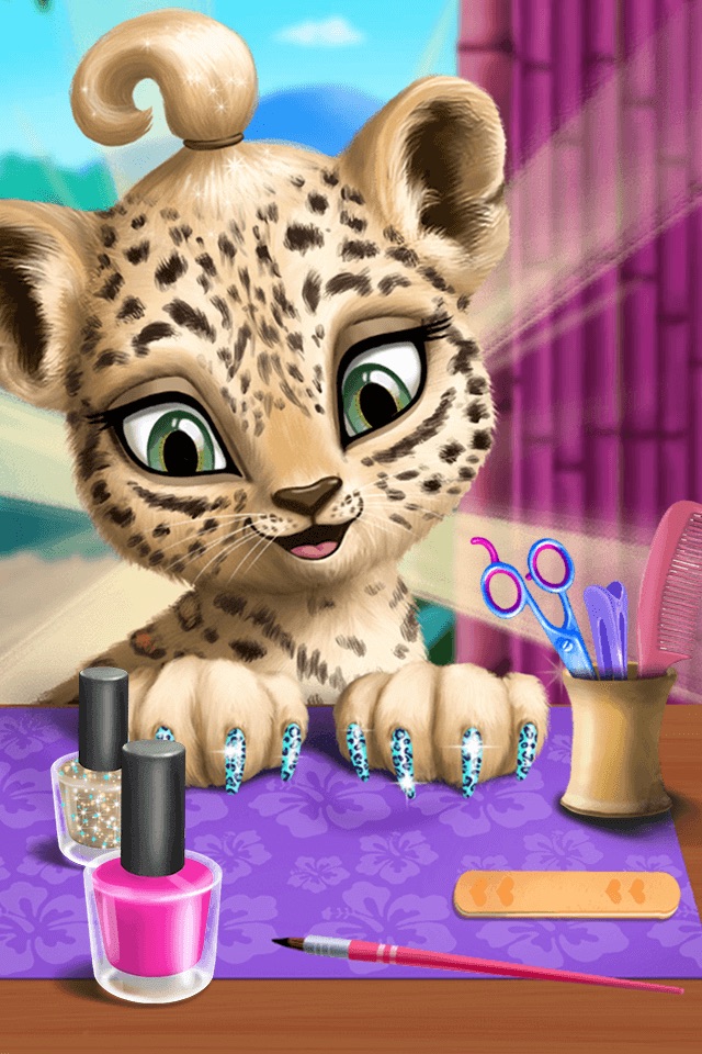 Baby Jungle Animal Hair Salon - No Ads screenshot 2