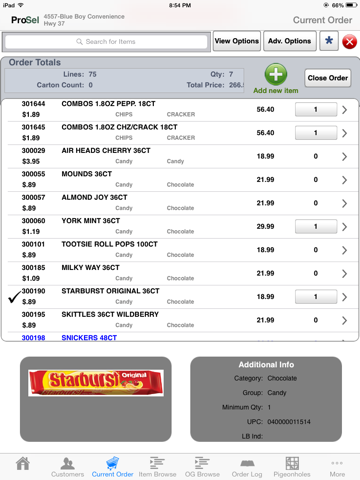 ProSel Sales Rep Order Entry & Catalog Management screenshot 2