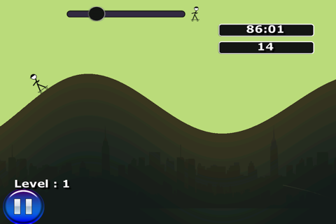 Stickman Skateboard Hill Ride screenshot 4