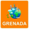 Grenada Off Vector Map - Vector World