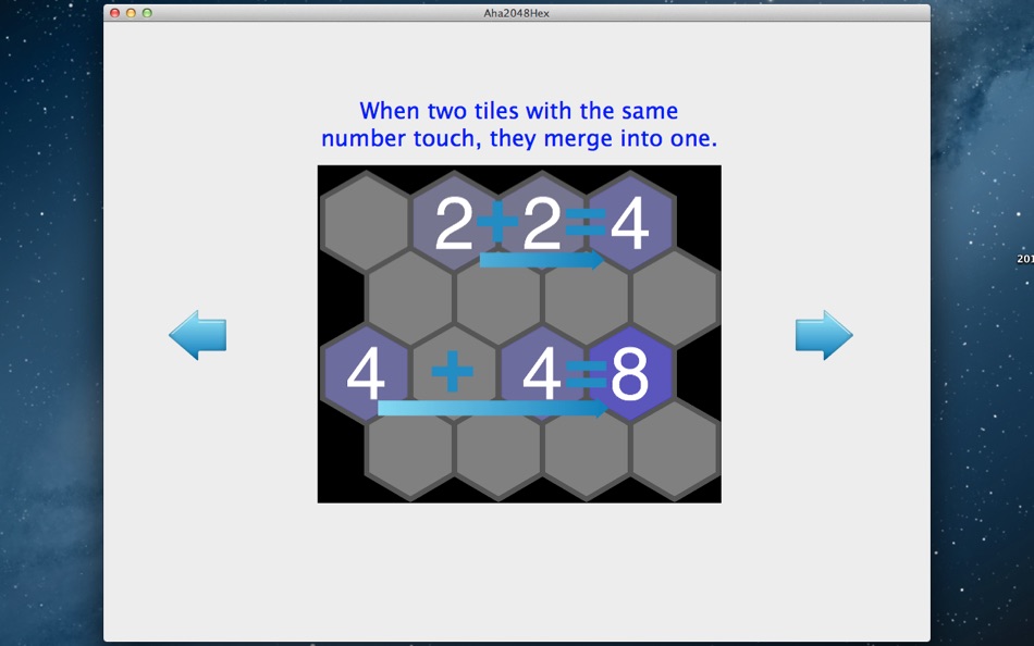 #5. 2048 Hex for Mac OS X (macOS) Podle: Ming-hua Wu