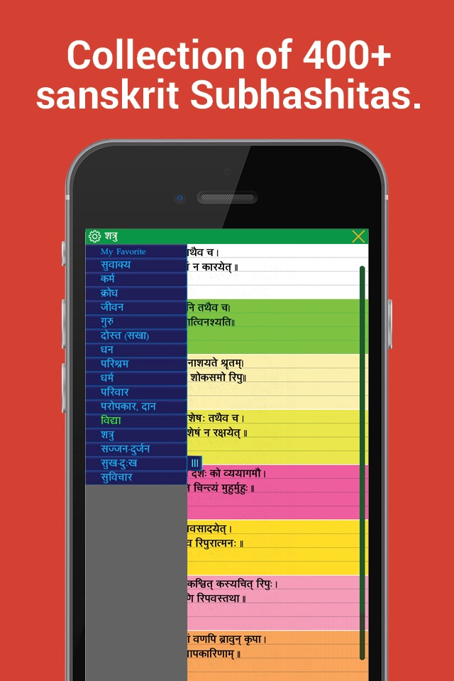 Subhashit - Sanskrit quotes with meaning in Hindi and English screenshot 4