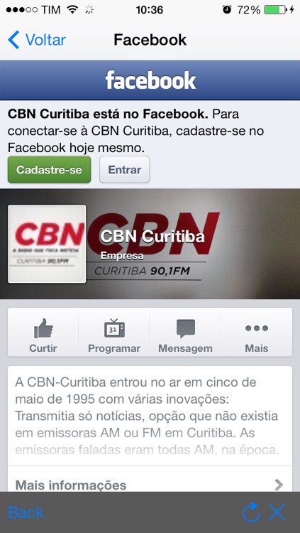 Rádio CBN - 90,1 FM - Curitiba - Brazil screenshot-3