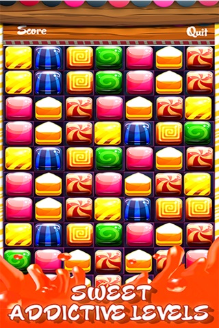 Candy Maker Blast Puzzle Games - Fun Dessert Swapping Game For iPhone And iPad HD FREE screenshot 2