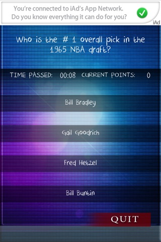 Basketball Trivia - Quiz game for Basketball fans and lovers screenshot 3