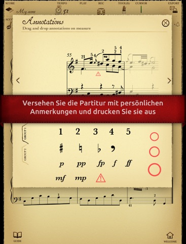 Play Bach – Variations Goldberg : I. Aria (partition interactive pour piano) screenshot 3