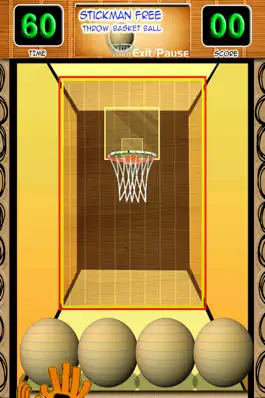 Game screenshot A Stickman Free Throw Basketball Game hack