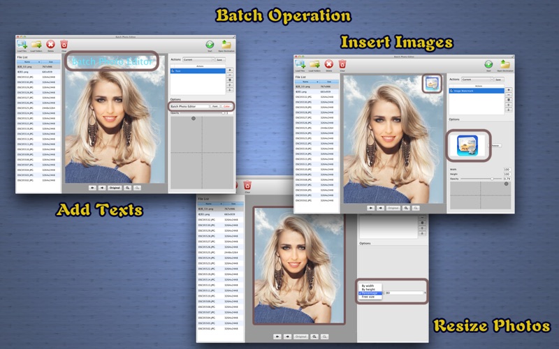 Screenshot #1 pour Batch Photo Editor - Watermark, Resize and Effects