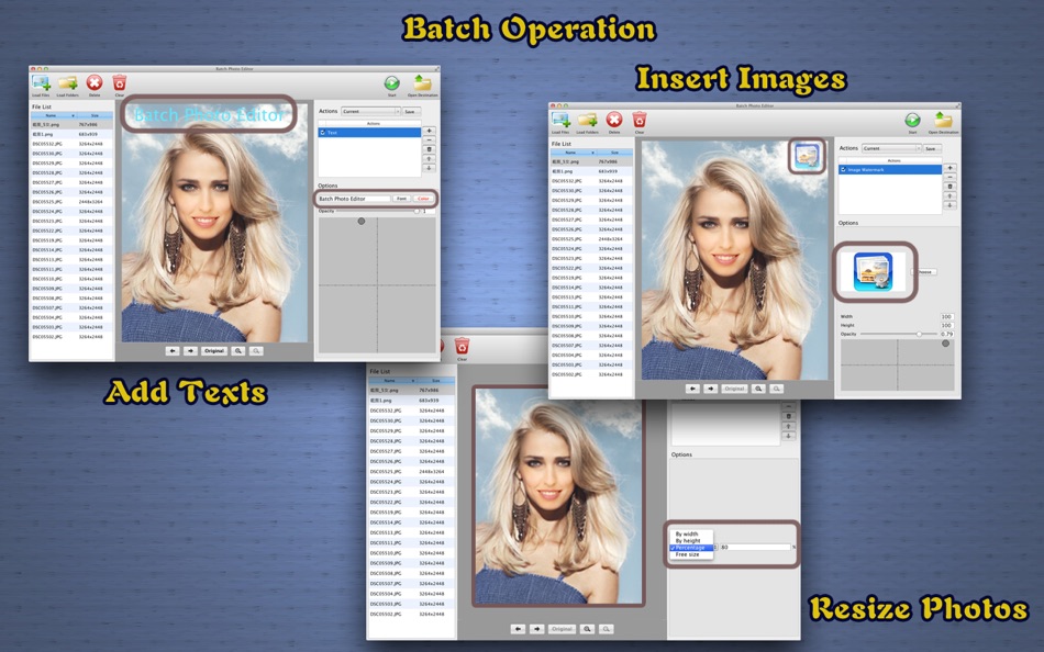 Batch Photo Editor - Watermark, Resize and Effects - 1.0.0 - (macOS)