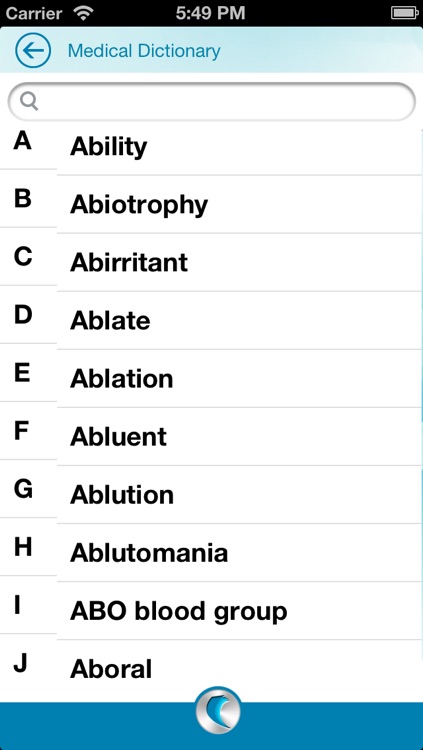 Medical Dictionary- A simpleNeasyApp by WAGmob