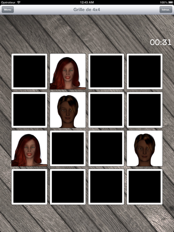 Screenshot #5 pour Jeu de mémoire Face