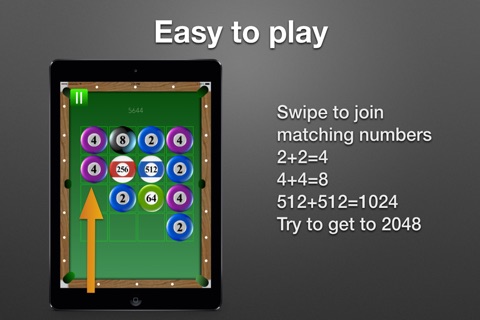 Pool 2048 - cue balls crush other match puzzlers screenshot 3