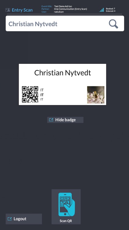 OCEventManager Ticket Scanner
