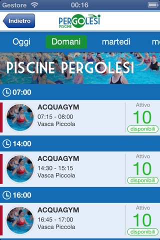 PISCINE PERGOLESI screenshot 3