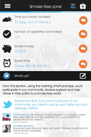 YoPuedo - Gives you the help you need to quit smoking once and for all screenshot 3