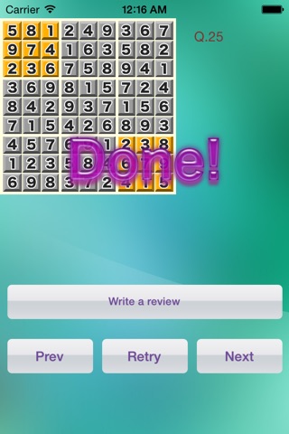 Number Place Block Puzzle #3 screenshot 2