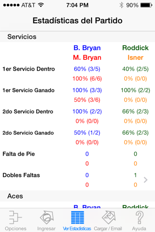 My Tennis Stats Lite screenshot 3