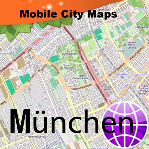 Munchen Street Map. icon