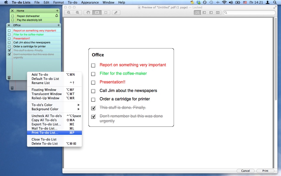 #5. To-do Lists for Mac OS X (macOS) 由: AntLogic