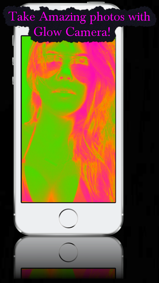 Glow Camera - View Crazy Cool Neon Fluorescent Rainbow Splash Colors - 1.3 - (iOS)