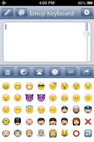 Emoji Keyboard - Save Color Text Characters Symbols Emoticons To Albums screenshot 2