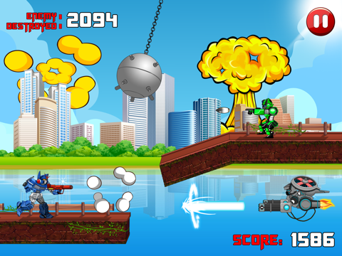 Screenshot #4 pour A Transforming Robo War