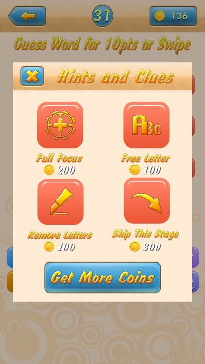 Word Focus - Guess What's the word words phrase and phrases & Ask the words with friends close up pics puzzle.