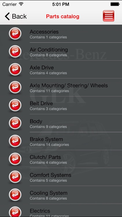 AutoParts Mercedes-Benz GLK