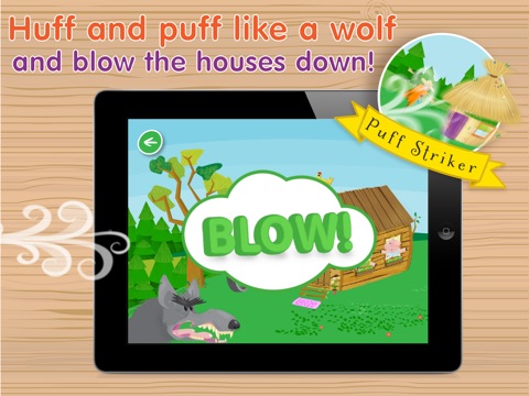 Kids Academy • The Three Little Pigs HD - Interactive bedtime story book with fun puzzle games and learning activities. Best educational app for Baby, Toddlers and Preschool children. screenshot 2