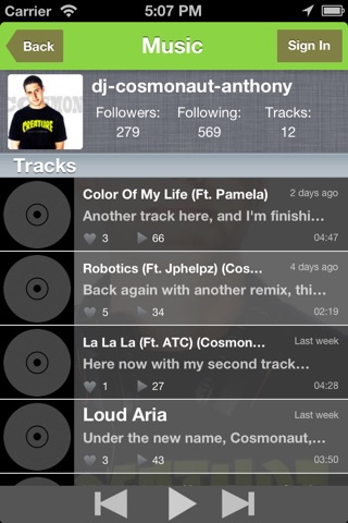 DJ Cosmonaut screenshot 2