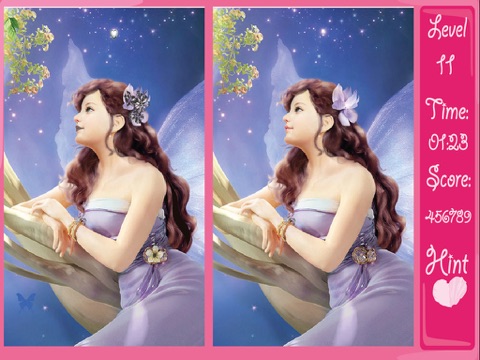 Cute Fairies Find Differences Game screenshot 3