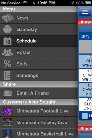 Minnesota Baseball Live screenshot 3