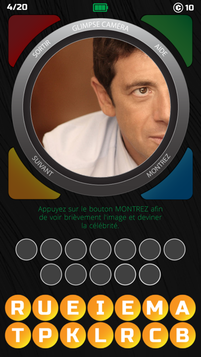 Screenshot #1 pour Celebrity Quiz: 1 Image 1 Mot