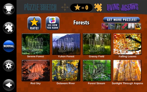 Forests Living Jigsaw Puzzles and Puzzle Stretch screenshot 2