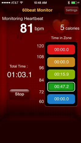 Game screenshot 60beat Heart Rate Monitor mod apk