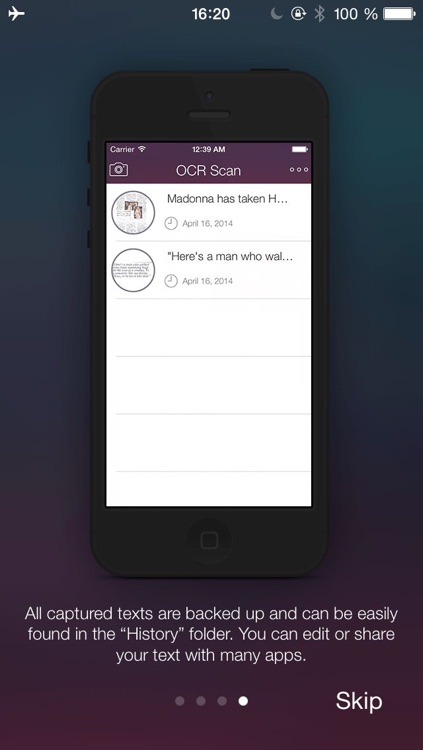 Scanner with OCR (Optical Character Recognition) - Document Scan to PDF, Email and word & Translation screenshot-3